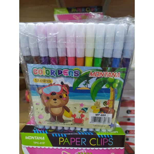 

Spidol 12 warna Murah/ Spidol Montana 12 Warna/ Spidol Murah/ Colour pen
