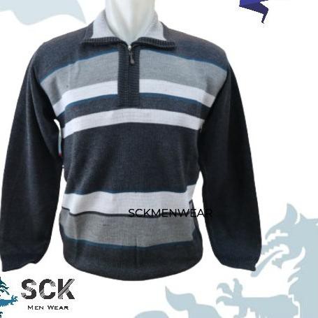 KS08Z4 Sweater Pria Resleting Dada / Sweater Rajut / Jaket Pria / Sweater Import Resleting Krah / Sw