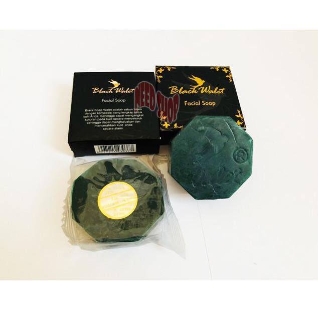 {SP SH 16F1Ar} SABUN BLACK WALET FACIAL SOAP / SABUN WALET HITAM ORIGINAL BPOM ☆