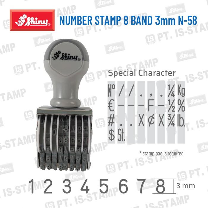 

Unik N 58 Stempel 8 Angka 3 mm Shiny Diskon