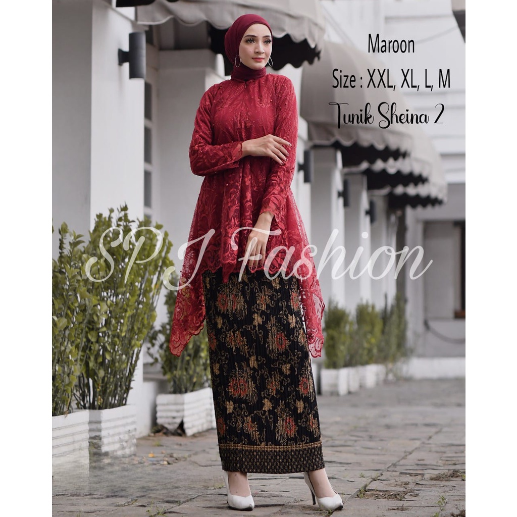 TOP BRAND TUNIK/TUNIK TULLE PREMIUM/TUNIK MODERN/TUNIK PESTA/TUNIK WISUDA/TUNIK LAMARAN/BEST SELLER TUNIK BY SPJ_FASHION/BISA COD