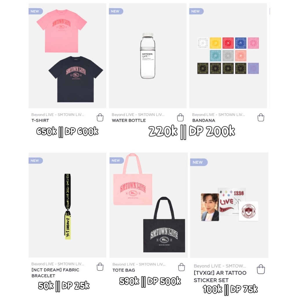 PRE ORDER SMTOWN LIVE 2022 : SMCU EXPRESS (BRACELET + AR TATTO)