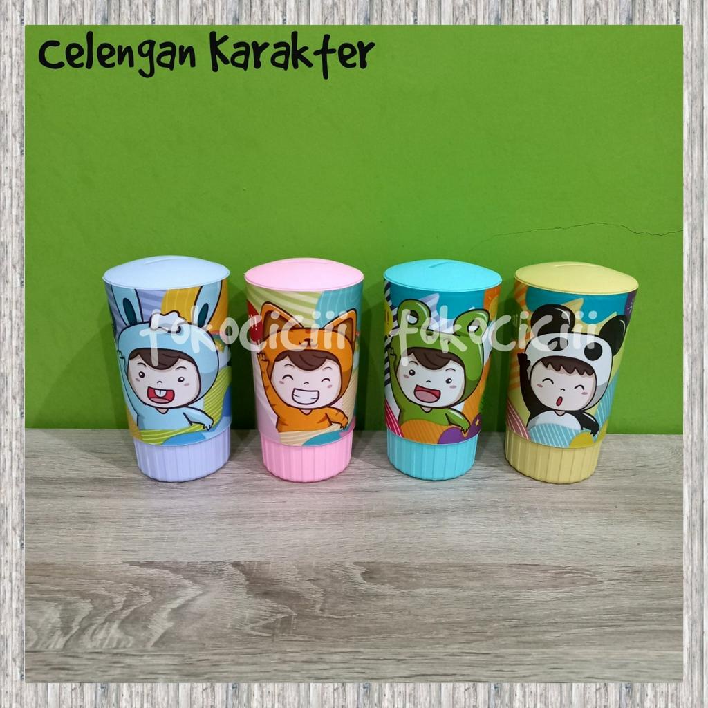 Celengan anak karakter sovenir ulang tahun anak souvenir karakter murah