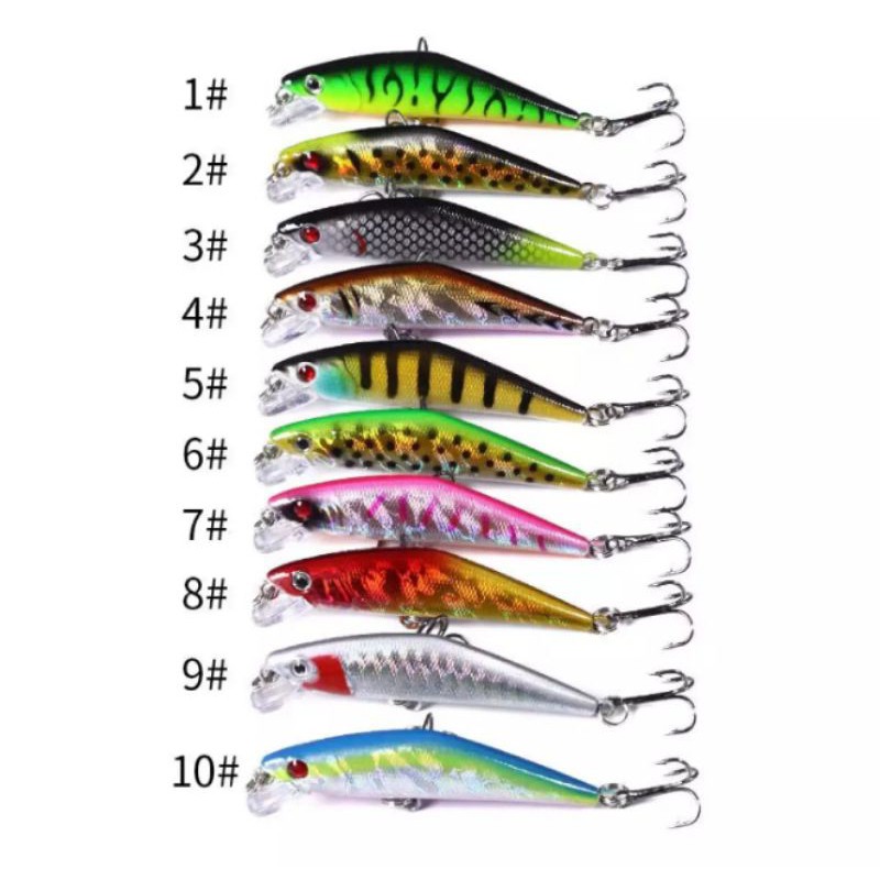 ( MS4 ) 1 pcs Minnow sinking 7cm 5.2 gram