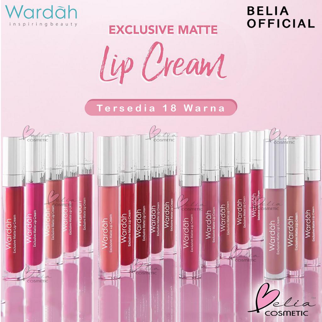 ❤ BELIA ❤ WARDAH Matte Lip Cream | Non Dry Formula, High Pigmented, SPF 20 PA++ | Moist Lip Cream | Matte | Melembabkan | Tekstur Velvety | Halus | No Cracking