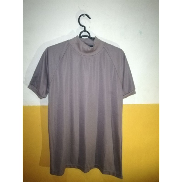 kaos coklat security, kaos daleman coklat security.