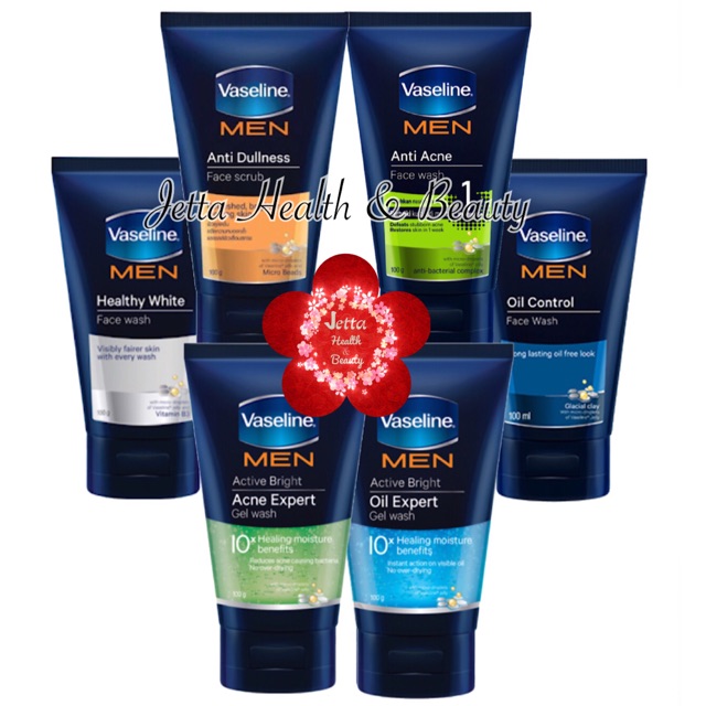 [ESTI KOMESTIK] VASELINE MEN ANTI DULLNESS FACE SCRUB ANTI ACNE HEALTHY WHITE BRIGHT OIL CONTROL
