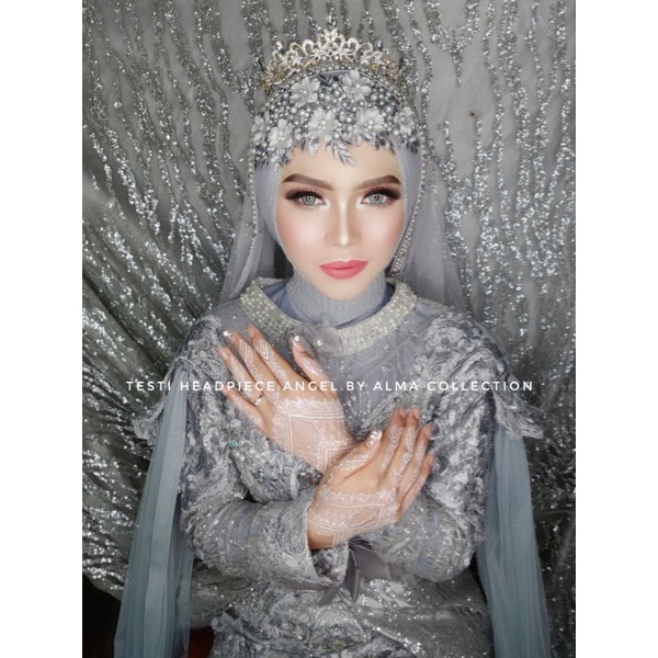 (COD) Headpiece angel/Aksesoris pengantin/Headpiece pengantin