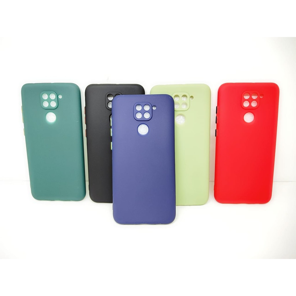 SMPC TPU Candy Redmi Note 9 6.53 inch SoftCase Macaron Protection Camera Tombol Warna