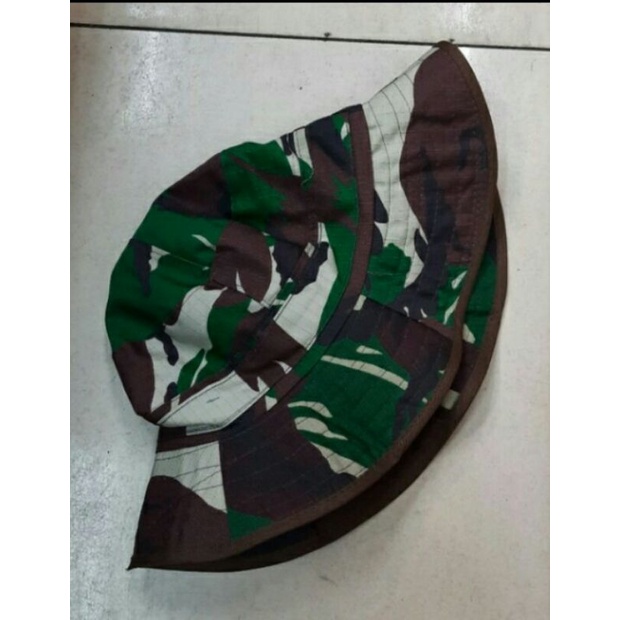 topi rimba loreng TNI / topi rimba