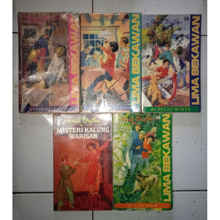 Novel Enid Bylton dn 5 Sekawan