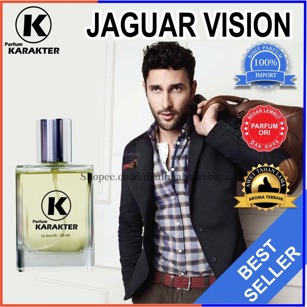 PARFUM AROMA JAGUAR VISION ( 30 ML) - ORIGINAL BIBIT PARFUM