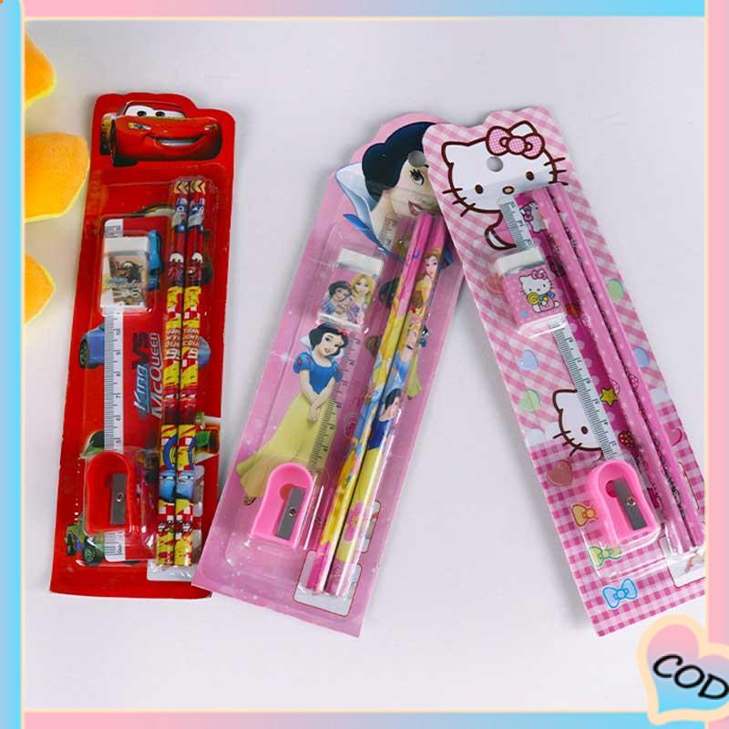 COD❤️ 5pcs Siswa Kreatif Set Kartun Kartun Lucu Kindergarten Festival Kecil Hadiah Kecil-A.one