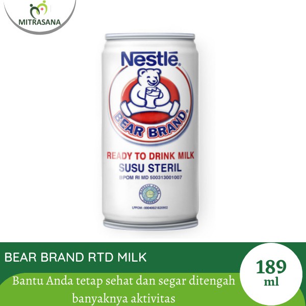 

BEAR BRAND RTD MILK 189 ML - SUSU BERUANG