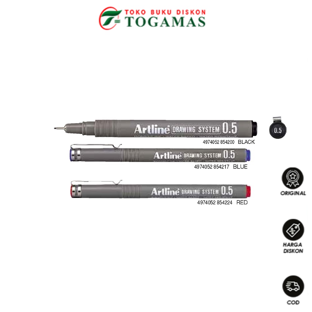 

READY STOCK !! DRAWING PEN EK-235 0.5MM ARTLINE