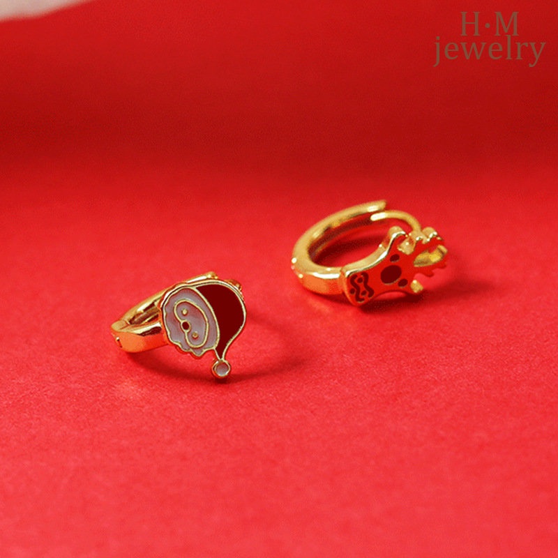 Anting Tusuk Sterling Silver 925 Model Rusa Natal Untuk Wanita