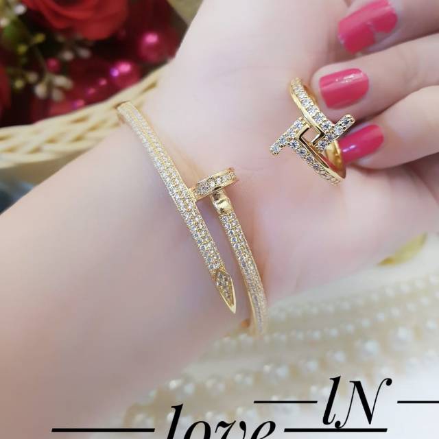 Xuping gelang dan cincin 1409c