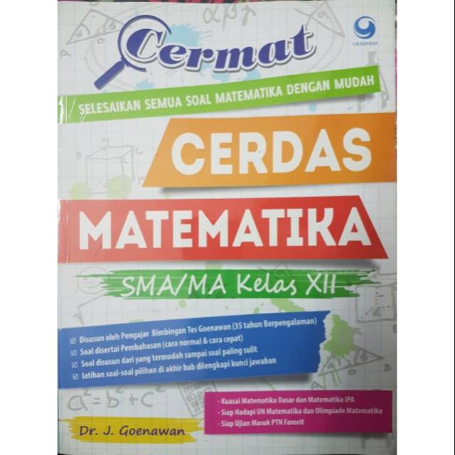 Buku Cermat Cerdas Matematika Sma Kelas 12 Menyelesaikan Semua