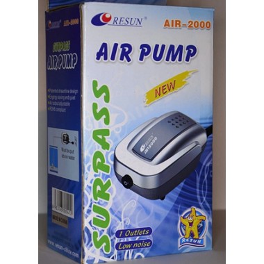 Pompa Udara RESUN AIR-2000 Air2000 Aerator Air Pump Aquarium Kolam