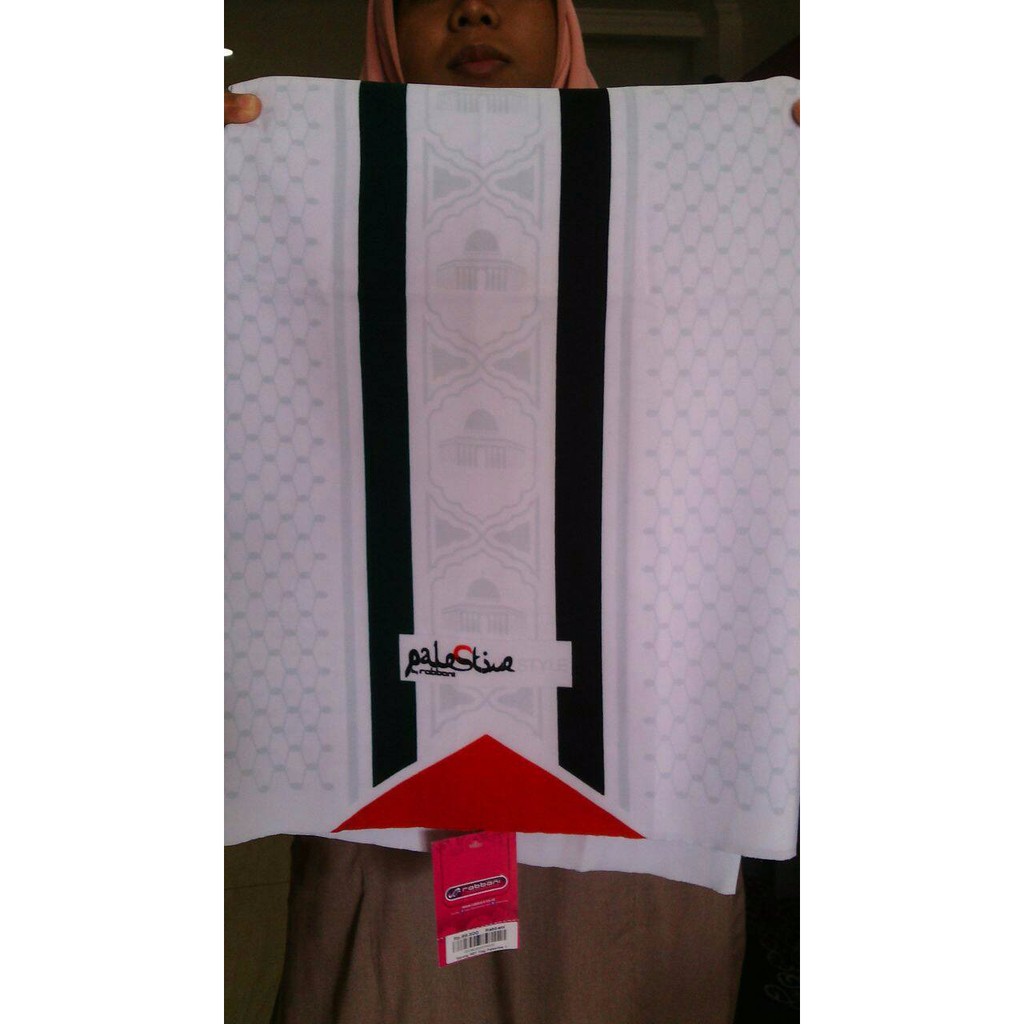 PREMIUM Kain sarung dewasa rabbani putih polos murah motif flag Diskon TERLARIS