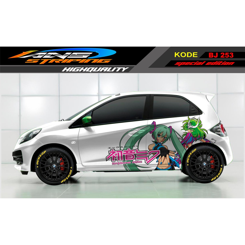 STICKER MOBIL HONDA BRIO, JAZZ, MOBILIO, AGYA, KARIMUN, MOBILIO, YARIS / DECAL STICKER MOBIL