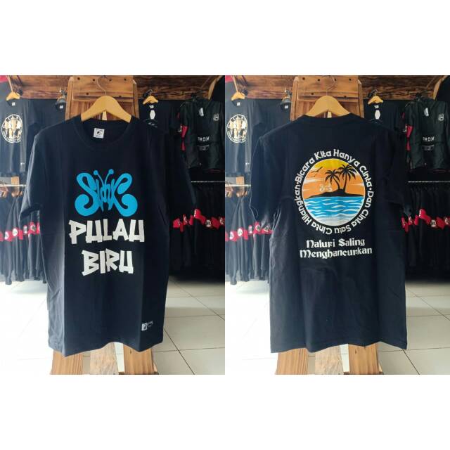 KAOS SLANK ORIGINAL SLANKERS || PULAU BIRU || MERCHANDISE SLANK || GOSIPJALANANSTORE