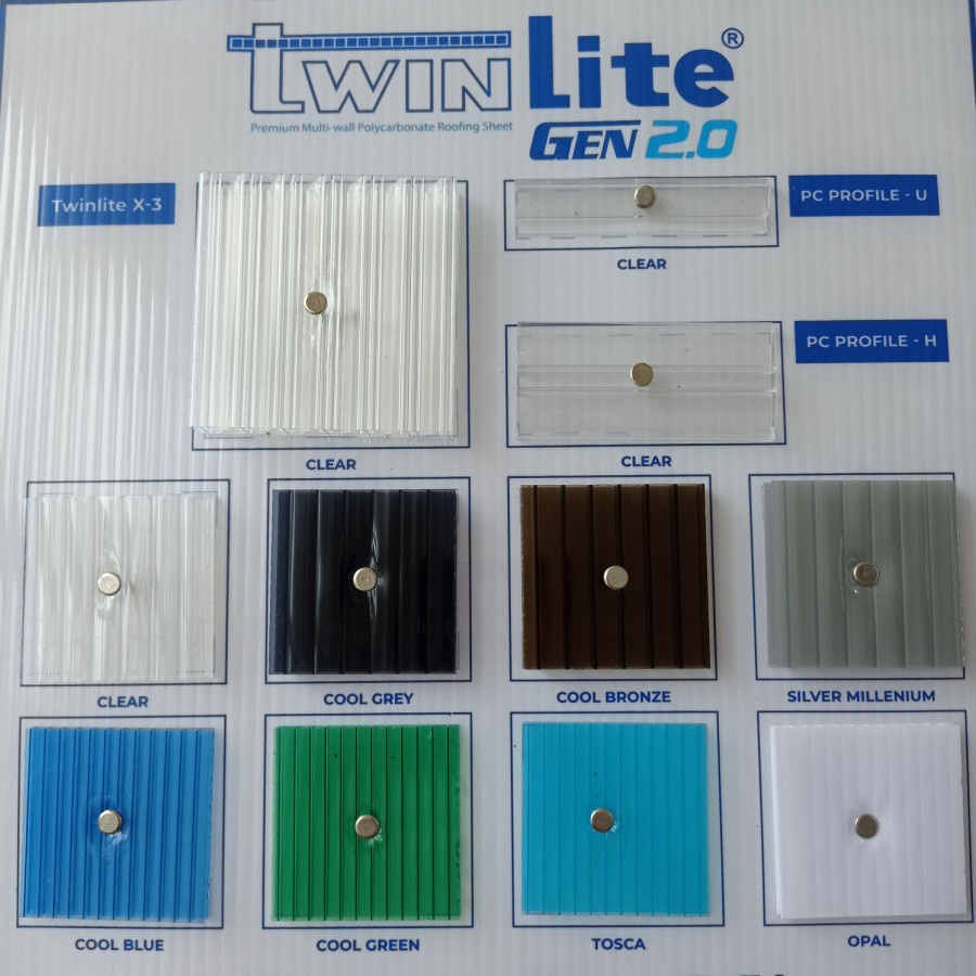 TWINLITE 10mm/ ATAP POLICARBONATE / POLYCARBONATE TWINLITE