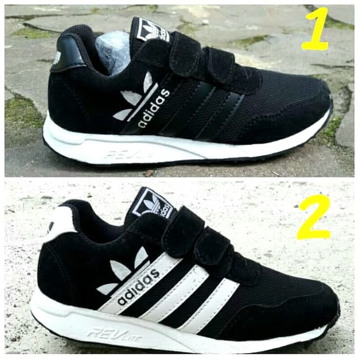 TERNEW SEPATU SEKOLAH ANAK LAKI LAKI PEREMPUAN/SEPATU ADIDAS PEREKAT KEREN