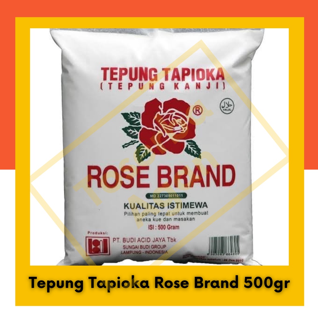 Tepung Kanji Tapioka Rose Brand 500 gram 1 pack