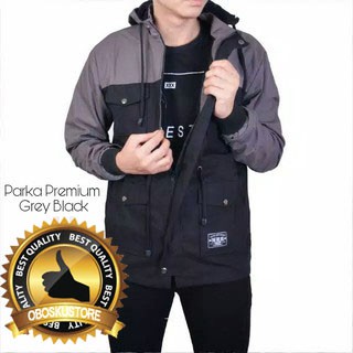 JAKET MURAH PARKA PRIA HOODIE