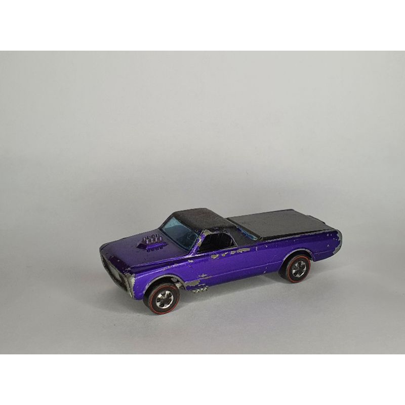 Redline Hot Wheels Custom Fleetside Purple 1967
