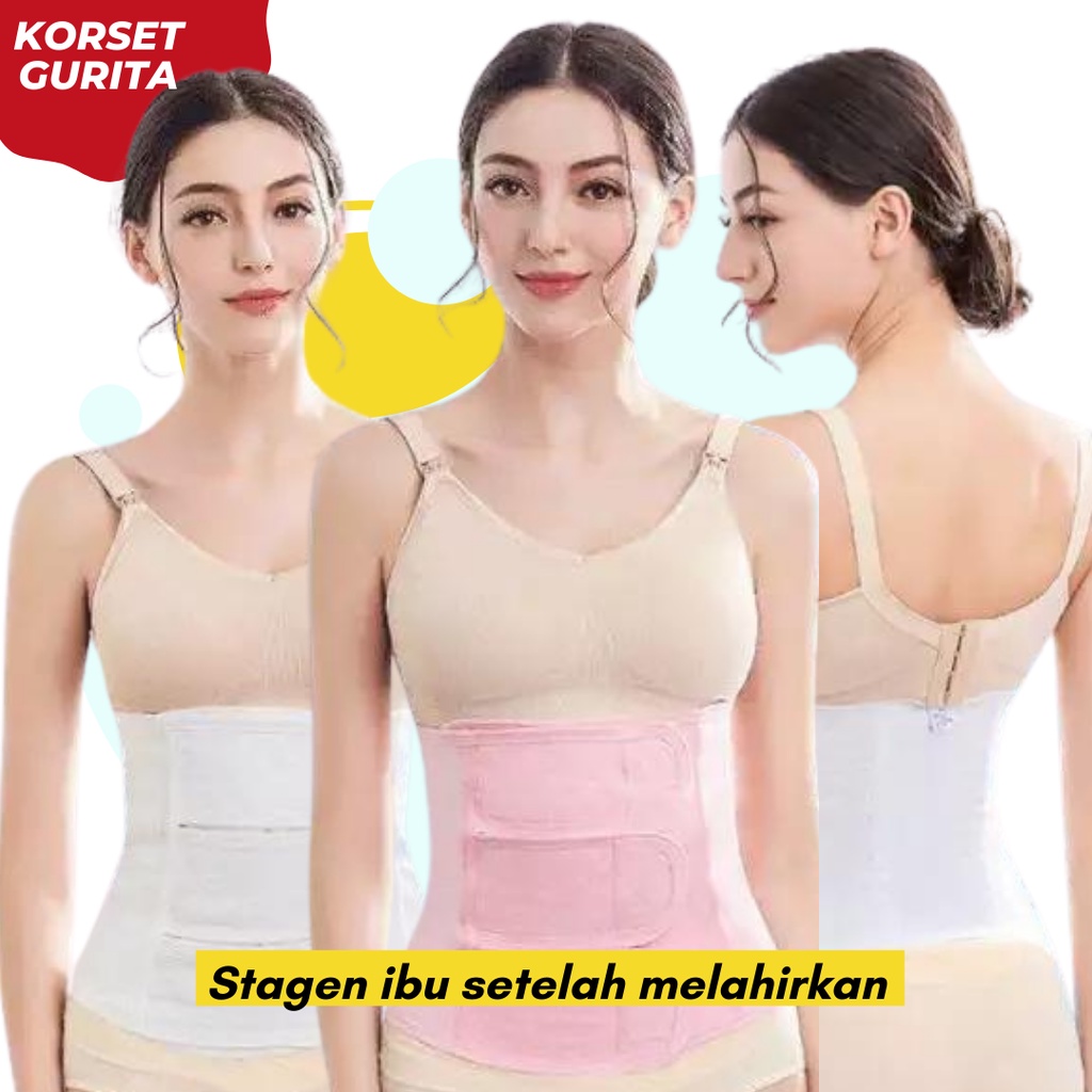 Korset melahirkan stagen hamil pengecil perut buncit bengkung ibu melahirkan gurita perekat panjang