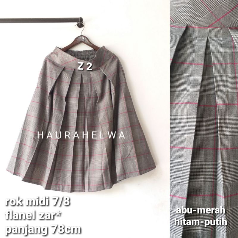 ROK FLANEL IMPORT MIDI 7/8 TARTAN HAURAHELWA-Z2