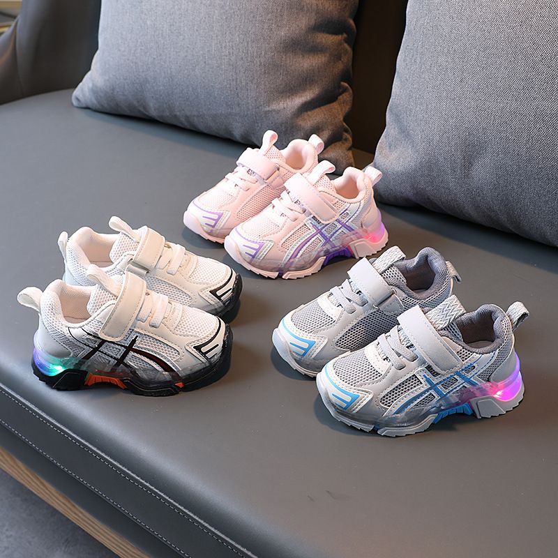 COD- Sepatu anak anak unisex/ sepatu premium LED / Sneakers anak keren usia 0-6 tahun impor