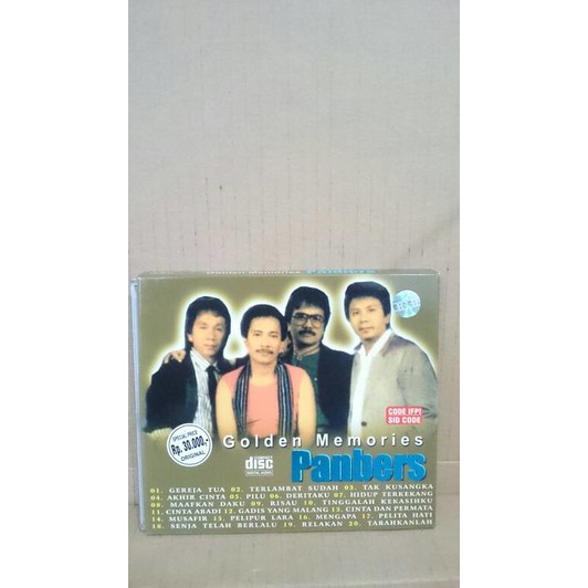 CD ORIGINAL PANBERS - GOLDEN MEMORIES PANBERS