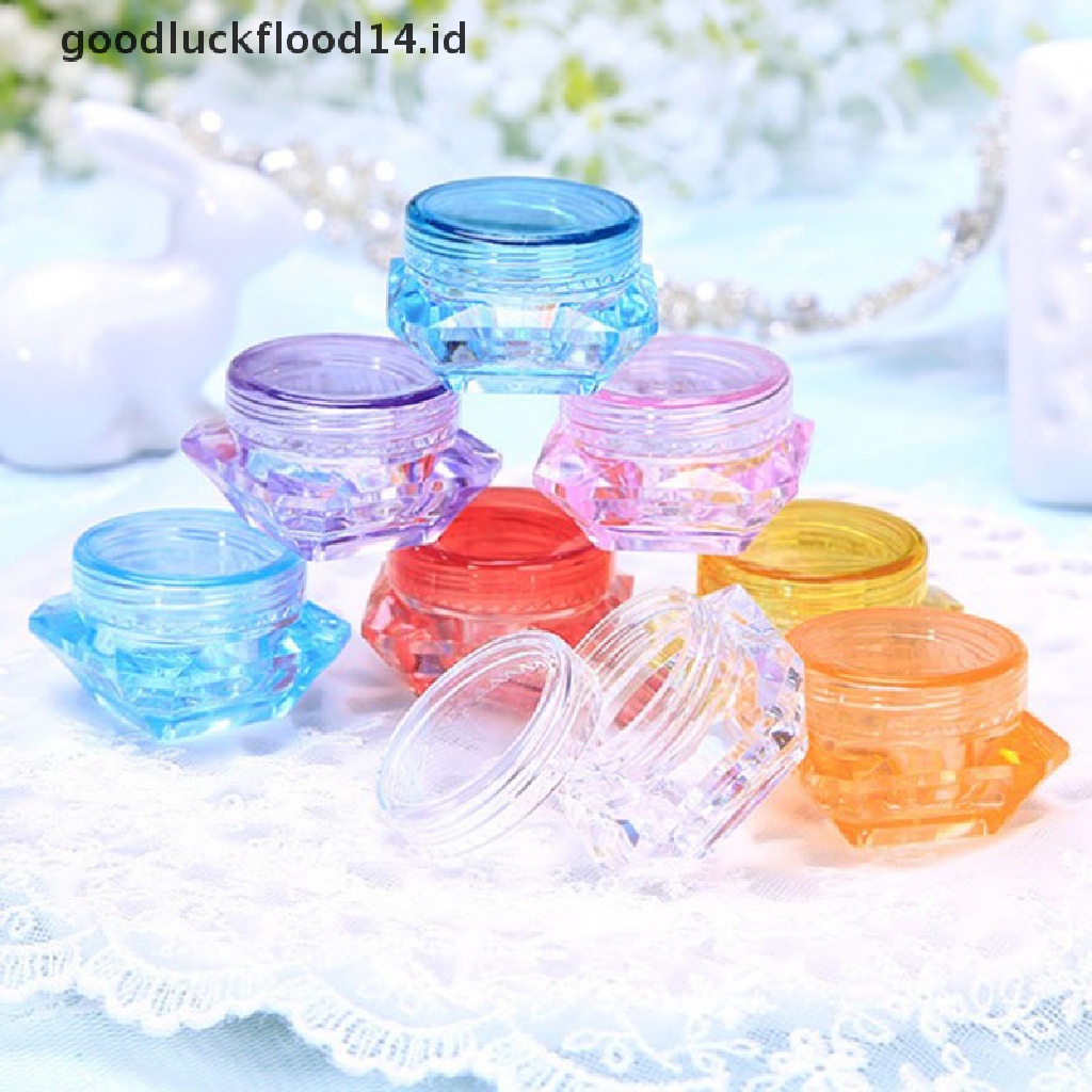 [OOID] 10pcs Empty Sample Vials Jar Pot Container Fit Makeup Cosmetic ID