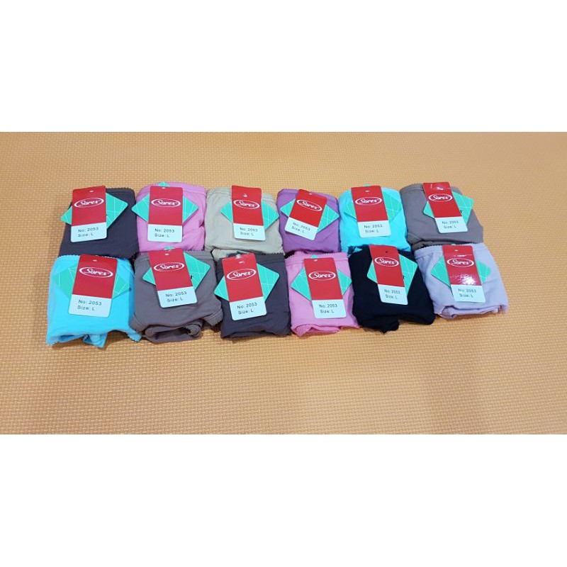 6 pc Celana dalam wanita mini merk Sorex kode 2053 uk. L