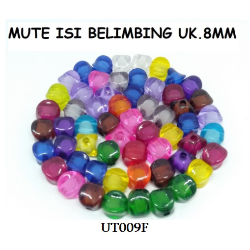 Manik Mote Belimbing ISI uk.8mm &amp; 12 mm Harga/25g