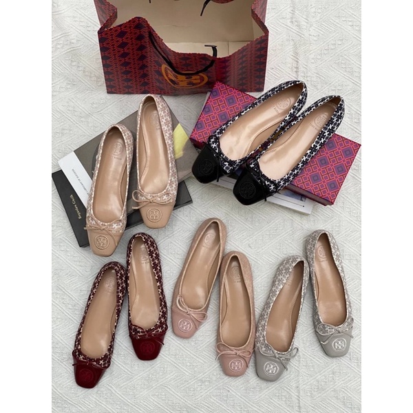 Sepatu Kanvas Teplek Datar Wanita TB Canvas Flatshoes Premium Import, Hitam Black Pink Merah Red Abu