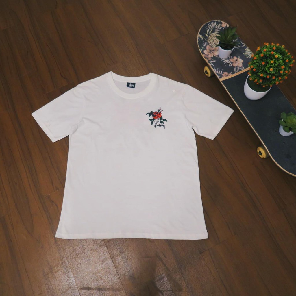 ( BISA COD ) T-SHIRT STUSSY ROSE
