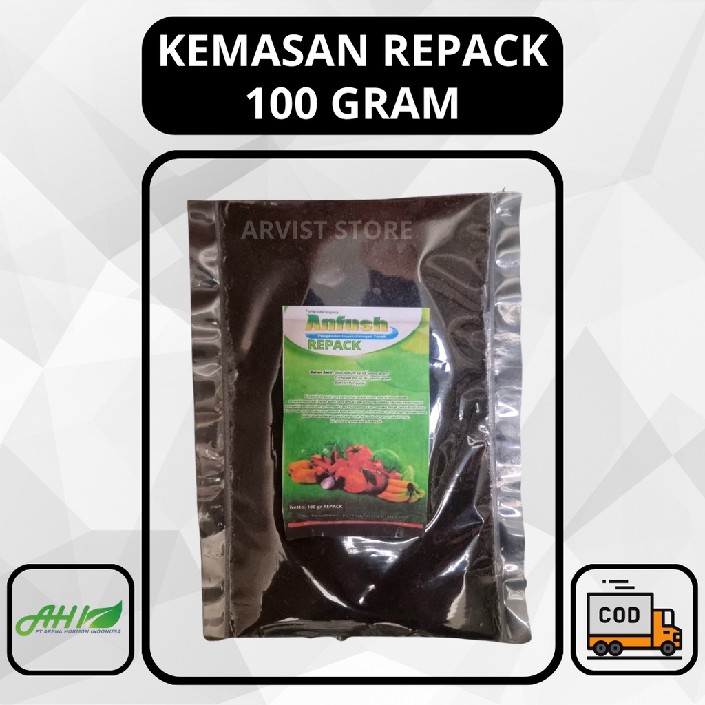 Jual Anfush Bio Fungisida Organik Hayati Gliocladium Trichoderma Kemasan Repack Gram