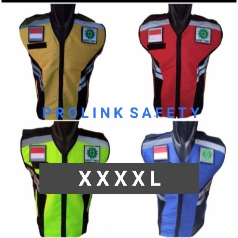 ROMPI SAFETY SUPER JUMBO 5XL XXXXL LEBAR 70CM LOGO VELCRO PEREKAT