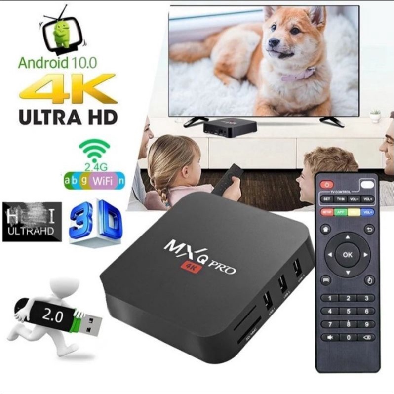TV BOX Android MXQ Pro 4K 2/16 GB TV Media Player Murah