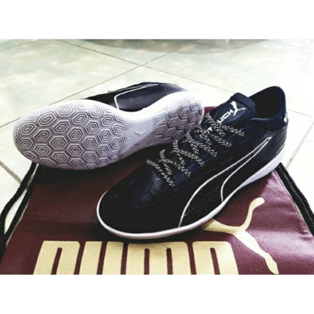 Sepatu Futsal Puma Evotouch IC - Bkackout