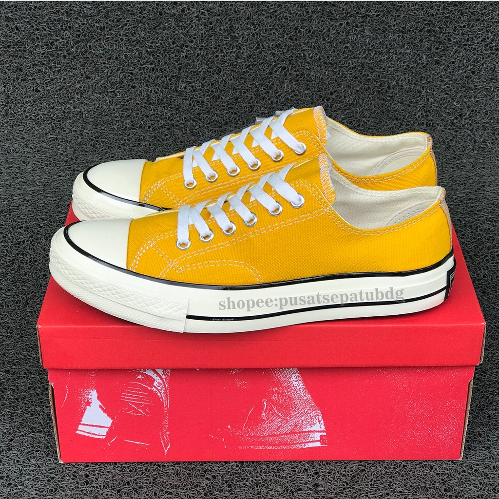 Sepatu Converse 70s Low All Star Pendek Kuning Sunflower