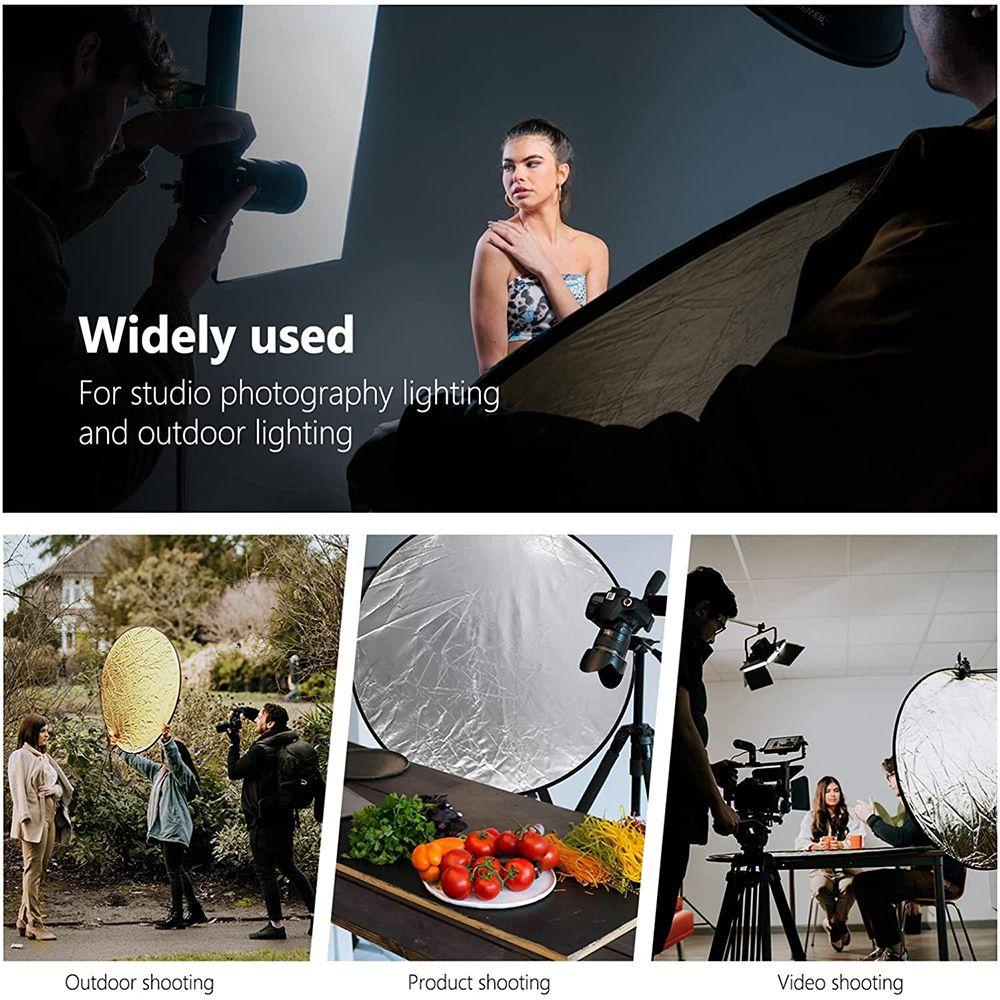 POPULAR Populer 60cm 80cm 110cm Reflektor Portable Foto Studio Outdoor Light Diffuser