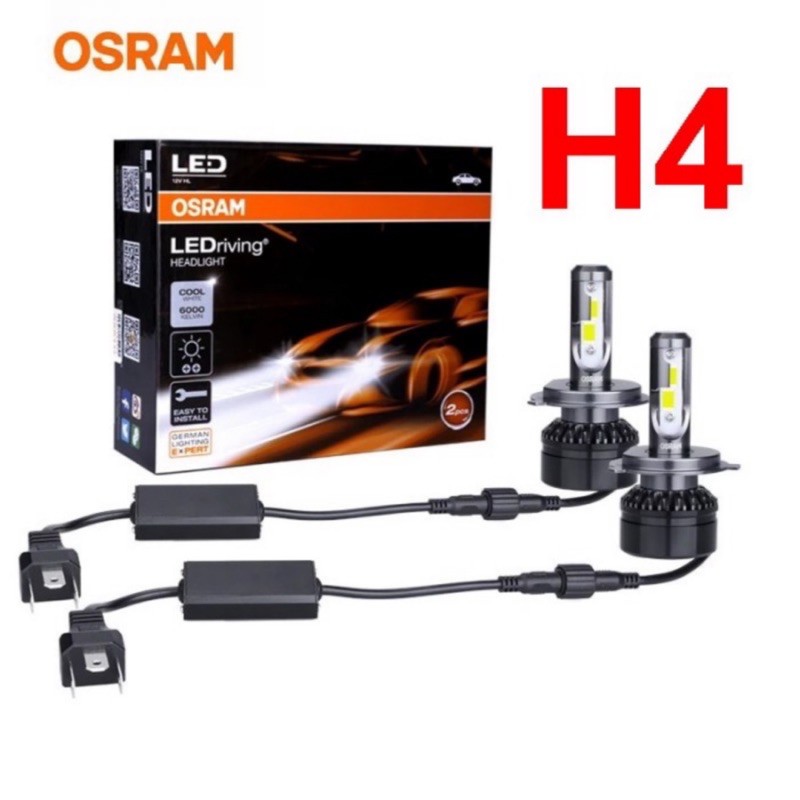 Lampu Mobil LED OSRAM H4 Lampu Depan 12V 6000K Super Terang