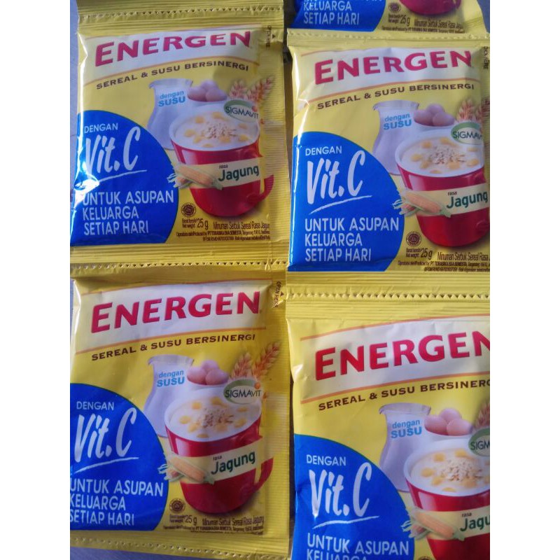 

Energen Kacang Hijau Sereal dan Susu Energi dengan Vitamin renceng 10