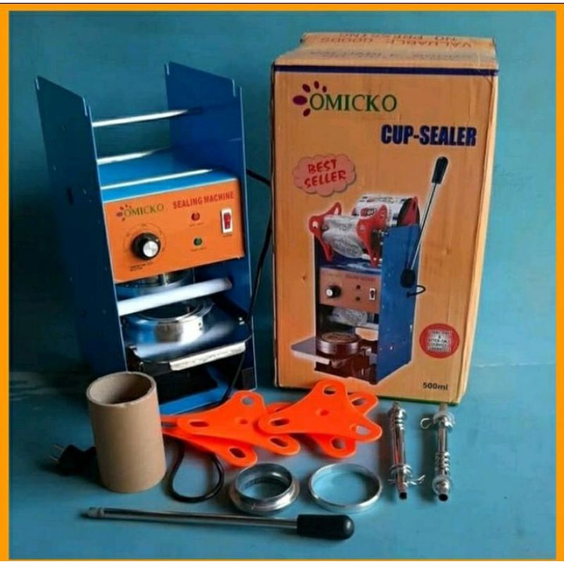 OMICKO Cup Sealer Mesin Press Gelas plastik