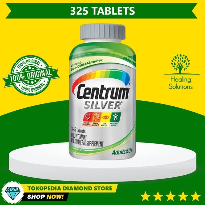 Centrum Silver Adult isi 325 Multivitamin / Multimineral Supplemen USA